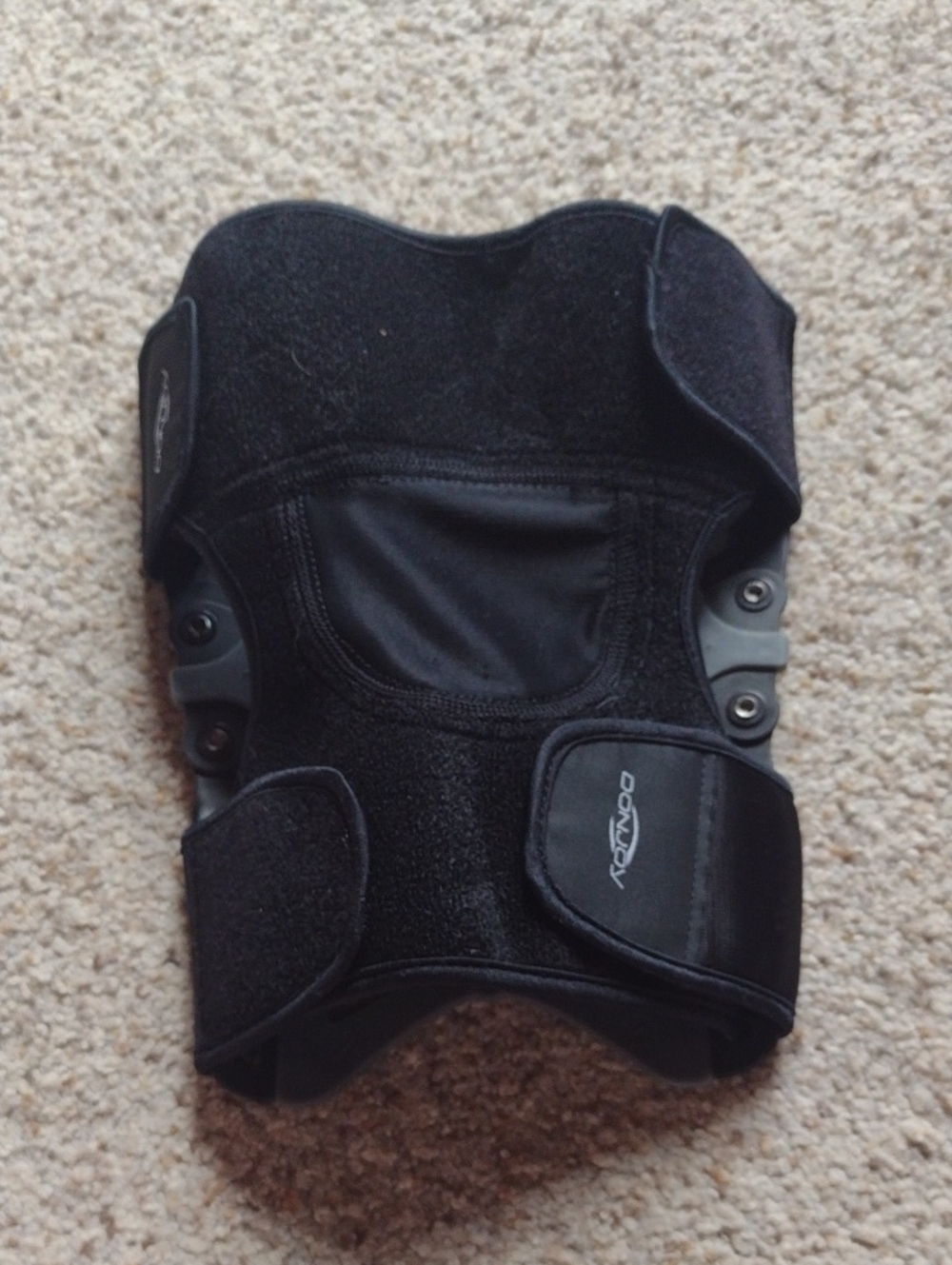 Gray Knee Brace Support with Adjustable Straps - Picture 7 of 7